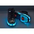 Luminous LED Light up Double Wheel Grey Roller Shoes, USB Rechargeable, Rolle Skating, Light shoes for KIDS Children - Speedy Delivery in 3/4 days only. 