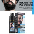 Instant Beard Dye Cream Men Mustache Beard Cream Natural Black Dye Wax Fast Color Long Lasting Black Beard Care Tint Cream. 