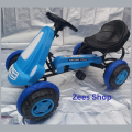Racing Car Baby Pedal Driven Car Starring Pedal Car With Big Colorful Fomic Big Tyres in Random Color. 
