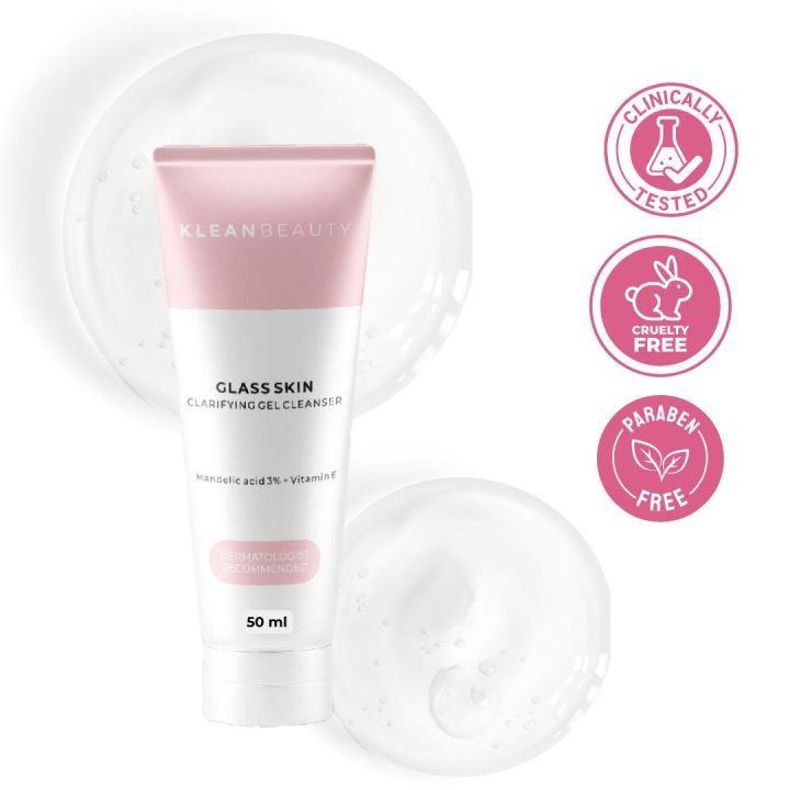 Klean%20Beauty%20Clarifying%20Gel%20Facewash%20100ml%20/%2050ml%20Korean%20glass%20skin%20%7C%20deeply%20cleanses%20pores%20%7C%20controls%20oil%20%7C%20reduces%20wrinkles%20%7C%20dark%20circles%20%7C%20acne%20scars%20%7C%20brightens%20%7C%20%20rejuvenates%20%7C%20radiant%20%7C%20glass-skin%20glow%20%7C%20Perfect%20for%20all%20skin%20types%20-%20Image%202