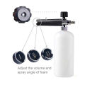 Foam Lance-Brass Foam Lance For High Pressure Car Washer-Adjustable Foam Maker With Quick Connector. 
