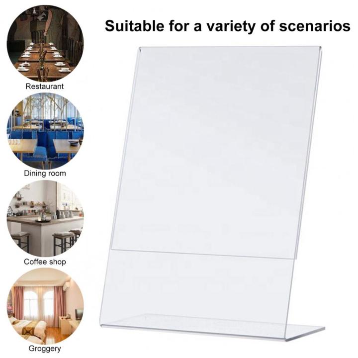 A4,%20A5,%20A6%20Acrylic%20Display%20Stand%20L-shape%20Slanted%20Sign%20Menu%20Holders%20-%20Image%204