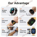 For Xiaomi Huawei Android Phone Color Screen Full Touch Custom Dial Smart Watch Women Bluetooth Call SmartWatch Men Women New. 