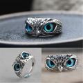 Owl eye  Ring adjustable Size Ring for Men Ring For women Different colors ring. 