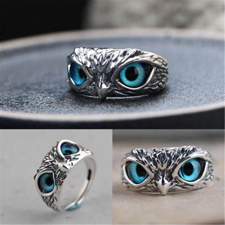 Owl eye  Ring adjustable Size Ring for Men Ring For women Different colors ring