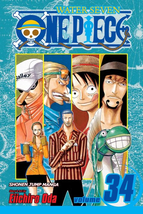 One Piece, Volume 34: The City of Water, Water Seven by Eiichiro Oda
