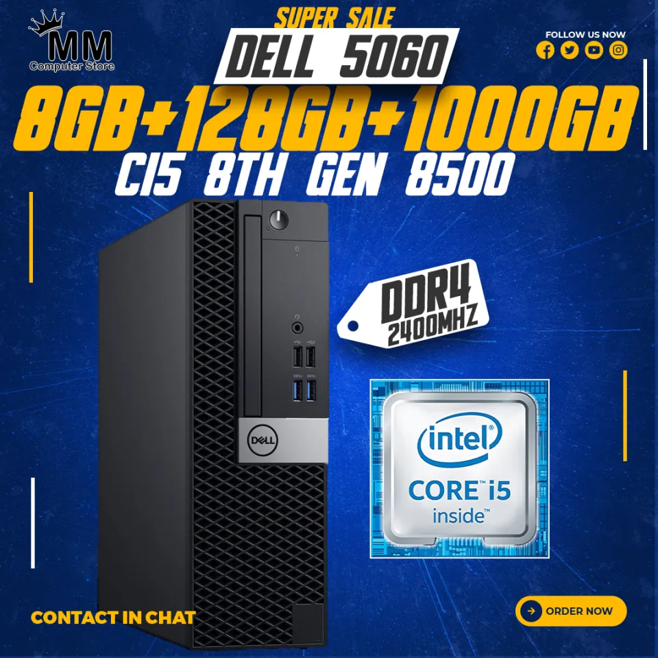 Core i5 8500 8th Generation Dell Optiplex 5060 Desktop With DDR4