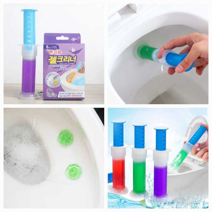 Toilet Gel Cleaner | Flower Gel Bathroom Air Fresher | Toilet cleaner gel injection For Bathroom Freshner