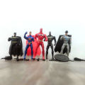 5 Pcs Set - Marvel Avengers and DC Superhero Action Figures Toys For Kids and Boys - Size 11cm. 