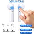 Air pods Pro With ANC & I12 with Super Sound & High Quality Touch Sensors True Stereo Headphones with Built in Mic 10m Transmission Bluetooth Wireless Earbuds , Charging Case Sport Headset for all Bluetooth Smart devices.. 