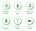 Air31 Earbuds Wireless Crystal Transparent Bluetooth 5.3 Air 31 Ear Buds Wireless Headset. 