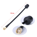 2PCS 5.8GHz 3Dbi 5000-6000MHz 150mm RHCP RP-SMA / SMA FPV Antenna. 