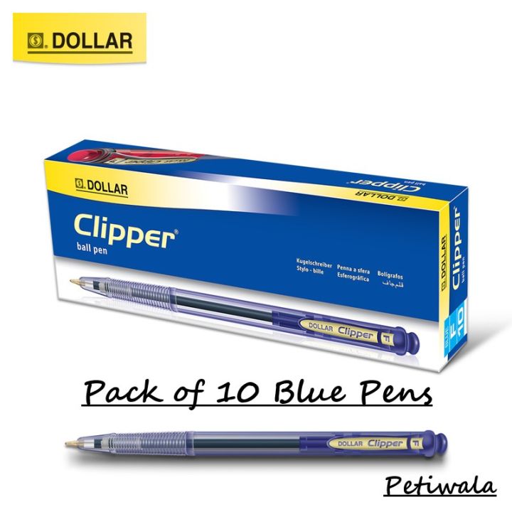 Clipper Ball Pen 10’s (Blue-Black-Red) / Best Hand Writing Dollar ...