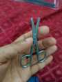 Small and Manual Stainless Steel Nose Hair Cut Round Head Scissor. 