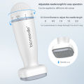 Authentic 120Pins Reusable Derma Stamp For Hair Growth Adjustable Length 0-2mm Microneedling Face Skincare. 