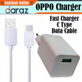 Oppo-Mobile Charger Adopter With C-Type Cable. 