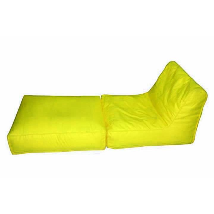 Yellow Bean Bag Sofa Cum Bed
