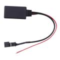 NANLIY-Car Bluetooth Module Aux-In Audio for Bmw E39 E46 E38 E53 16:9 Navigation Aux-In Bluetooth Wire Adapter. 
