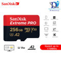 SanDisk EXTREME PRO 256GB - MicroSDXC / 200MB/ A2 / UHS-I / U3 / V30 / C10 - SDXC MicroSD Memory Card - For Action Cam / Drones / Helicam. 