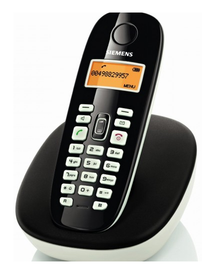 SIEMENS GIGASET A385 PTCL Wireless Landline Phone with Caller ID, Speakerphone,  and Free 02 New Rechargeable Cells