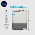 Super Asia 8 KG Washing Machine SA-244 Twin Tub Elegant Design Powerful Motor With 5 Years Warranty. 