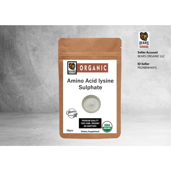 Amino Acid lysine Sulphate 100G