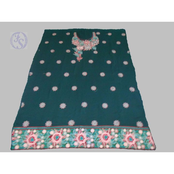 Eye Catching Mongia Colour Pure Chiffon Embroided Suit