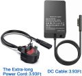 44W 15V 2.58A Sürface Book Charger Sûrface Pro Charger Power Supply for Surface Pro 3 Pro 4 Pro 5 Pro 6 Pro 7 Surface Go 1/2 Surface Laptop 1/2/3 Surface Book 1/2 Charger Adapter. 