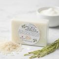 Rice + Kojic Acid + Milk + Vitamin-E Soap | Korean Glass Skin Glow | 100% Organic | Deeply Hydrating & Brightening | Chemical-Free & Naturally Nourishing. 