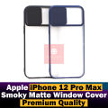 Apple iPhone 12 Pro Max Back Cover Smoky Matte Window Shutter iPhone 12 Pro Max Case For Boys. 