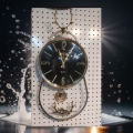 Markhor Design Elegant Pendulum Wall Clock – Stylish Home Decor | Vintage Hanging Clock | Silent & Smooth Mechanism | Premium Interior Wall Clock for Living Room, Office, & Bedroom. 