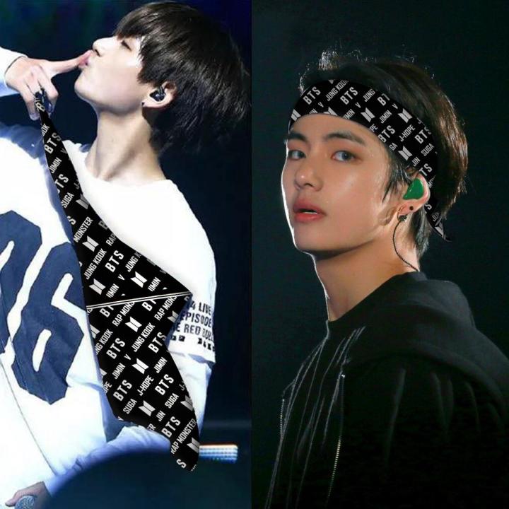 BTS Bandana for Army KPOP scarf headband neckband facemask (Silk Printed)