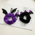 Plush Cute For Girls Cloth Bat Spider Antler Christmas Elastic Hair Bands Women Hair Rope Ponytail Holder Flannel Scrunchies. 