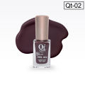 QT Quetee Beauty Peel Off Nail Polish,Shimmery Glitter Nail Paint with Glossy Matte Finish, Quick Dry Long Lasting Nail Color, Korean Skin-Friendly Safe Formula, Easy Application, High Pigment Shine, Trendy Nail Polish for Women Girls Party & Daily Wear. 