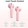 THREE PEACHES TWS Q Five Bluetooth 5.3 Noise-Cancelling, IPX4 Waterproof Elegant Design Earbuds. 