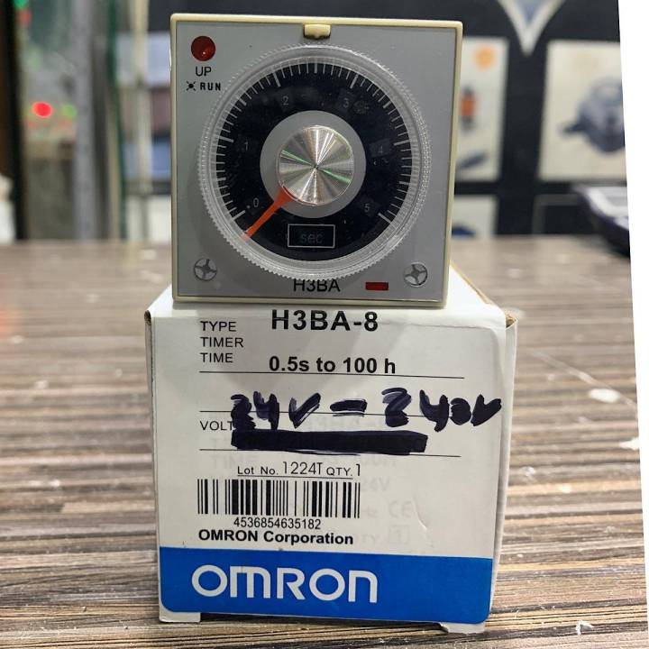 Omron H3ba 8 Timer Relay 5a multi volt 24 to 240v Ac dc