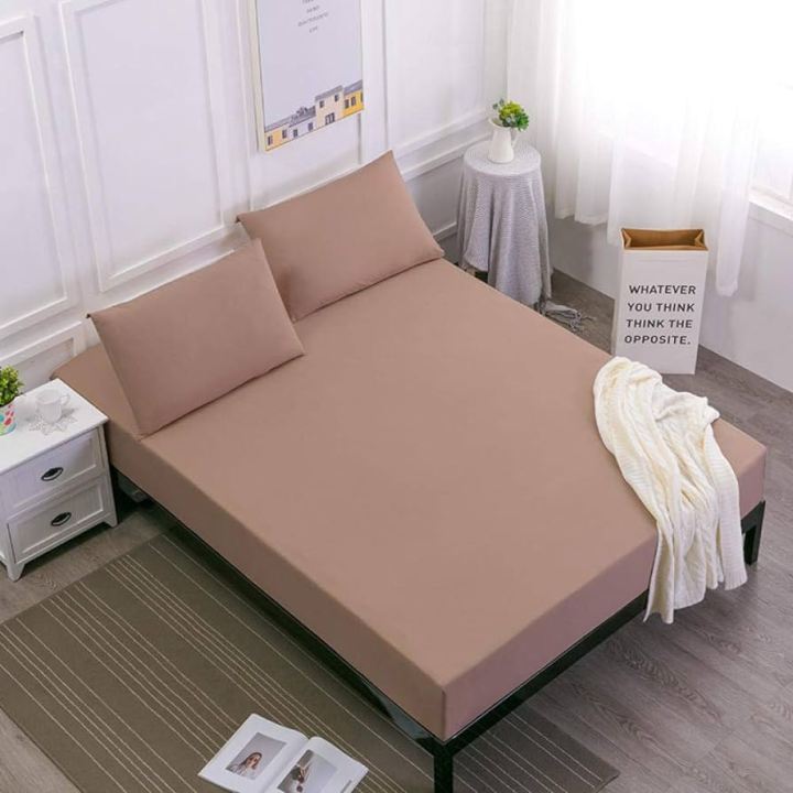 Premium bed sheets Covers - Stylish stretchable Slipcovers for Protection - High quality jersey fabric available premium colors - King size mattress covers and single size mattress covers