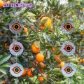 Amamia Hanging Anti Bird Rod Multi-purpose Scary Owl Eyes Reflective Wind Twisting Hanging Bird Deterrent Rod. 