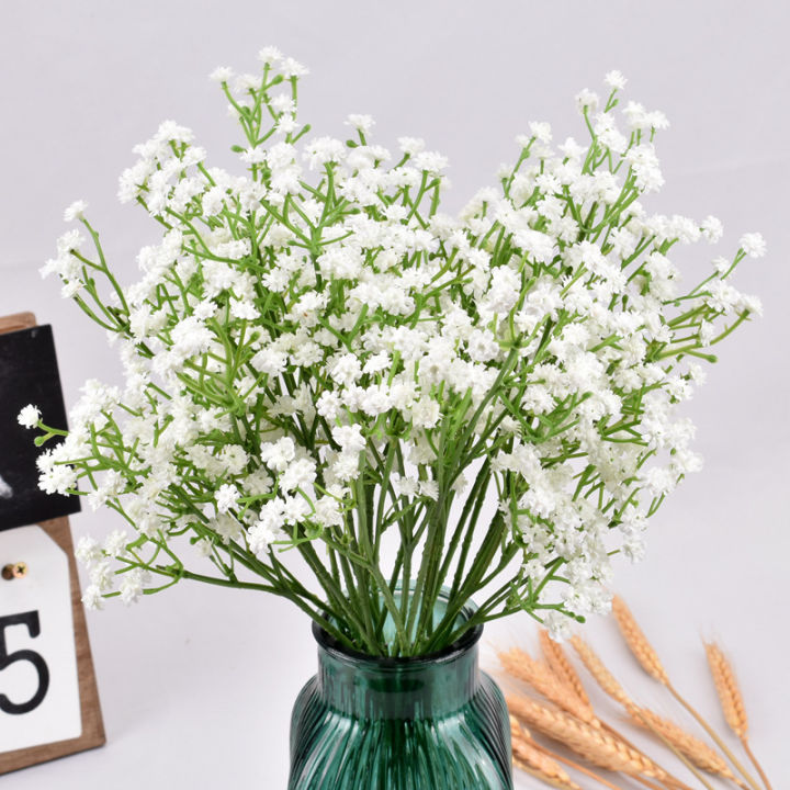 1/5Pcs Baby's Breath Gypsophila Artificial Flowers / Real Touch Decorative Artificial Flower Holding Bouquet Bride Bouquet