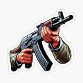 Pack of 17, Gta stickers, "Grand Theft Stickers: Iconic Moments and More" for laptop, waterbottle, notebook etc. 