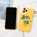 Adventure Time Phone Case For iphone 13 12 11 Pro Max Mini XS 8 7 6 6S Plus X SE 2020 XR Candy yellow Silicone cover. 