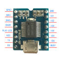 BY8301-16P SSOP2 MP3 aduio serial voice SPI FLASH module 3W amplifier micro USB. 