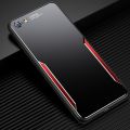 For iPhone 8/iPhone 7 Electroplated Metal Back Panel Soft TPU Bumper Double Shockproof Protective Cover Compatible case. 
