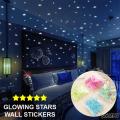 GLOWING STARS PACK OF 100 GLOWING LUMINOUS STARS AT NIGHT WITH DOUBLE TAPE. 