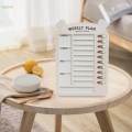 Detachable List Board, Daily Schedule Board, Daily Task Planning Board for Office. 