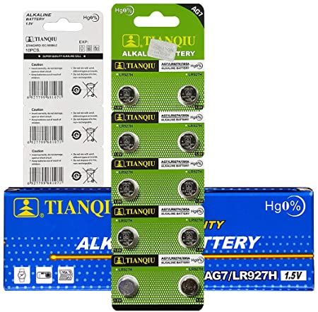 AG7%20LR927H%20Micro%20Alkaline%20Battery%20Coin%20Button%20Cell%201.5v%20-%20AG7%20LR927H%20INSTEAD%20OF%20AG7,%20LR927H,%20SG7,%20LR57,%20195,%20395,%20399,%20LR927,%20SR927,%20SR927W,%20SR927SW,%20395A%20GR927,6135,%2099,%20796,%200471,%20SR927S,%20SR927SW%20%7C%20Ecartmax%20-%20Image%204