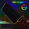 Imported RGB Gaming Mouse Pad with 14 RGB Spectrum Mode Large Extended soft led mousepad For Pro Gamers PC laptop Gaming Mousepad. 