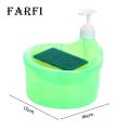 Easy to Use Soap Dispenser Convenient Soap Dispenser with Sponge Holder No Dripping Large Capacity Home Supplies Soap Dispenser for Kitchen. 