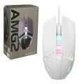 AOQELO AMG2 Wired RGB Gaming Mouse – Mechanical Wind, Noiseless, Anti-Slip Gaming Design. 