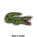 Lacoste Crocodile Embroidered Iron On Patch Sew On Badge Bags Caps Jeans and Jackets. 